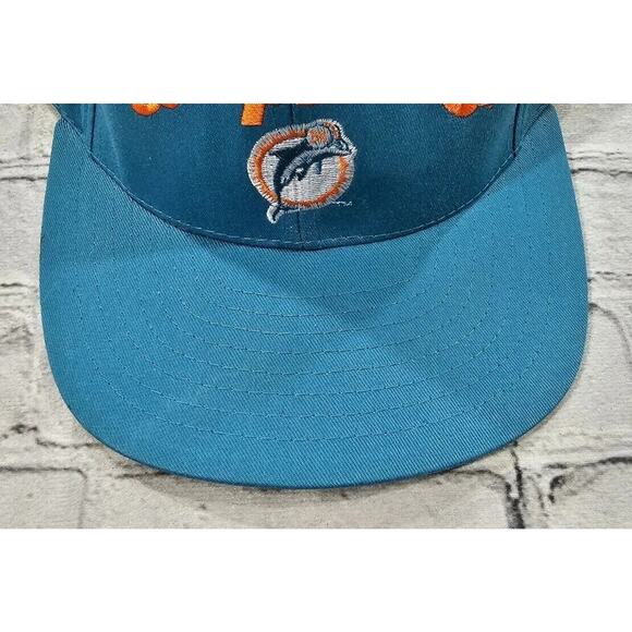 Vintage Miami Dolphins Snapback Hat Cap Team NFL AJD Adjustable - Picture 4 of 12